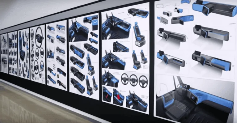 Cybercab Robotaxi Closer look at Rivian’s electric delivery van for Amazon insid