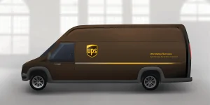 Cybercab Robotaxi WorkHorse Electric Vehicles For UPS ups-electric-package-car-rendering-300x150
