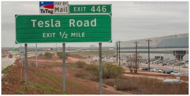 Cybercab Robotaxi Travis County officials approve name change for Harold Green Road near Tesla Gigafactory Tesla Road