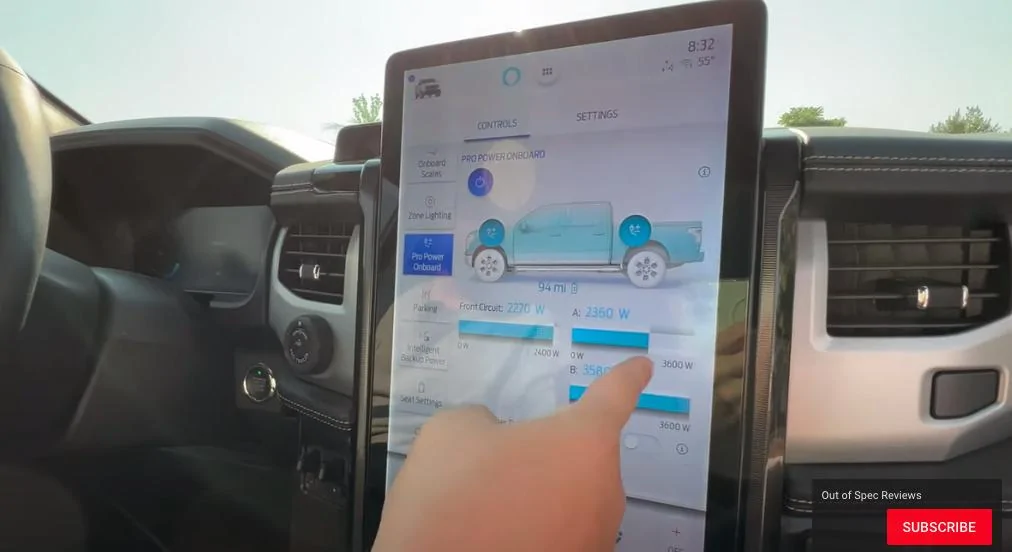 Cybercab Robotaxi F150 Lightning Test - Charging 5 different EV vehicles Charging 5 Electric Cars From One Ford F-150 Lighting! Pushing Pro Power Onboard To The Max -