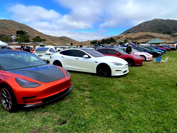 Cybercab Robotaxi Tesla Owners Takeover San Luis Obispo, CA August 6, 2022 Lineup 3