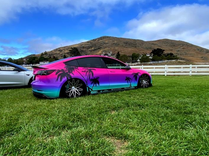 Cybercab Robotaxi Tesla Owners Takeover San Luis Obispo, CA August 6, 2022 wrap beachie-0010