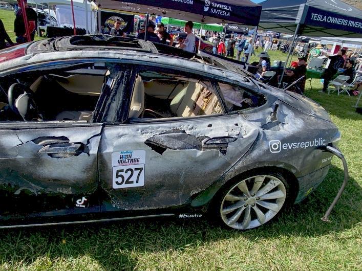 Cybercab Robotaxi Tesla Owners Takeover San Luis Obispo, CA August 6, 2022 tesla burntu