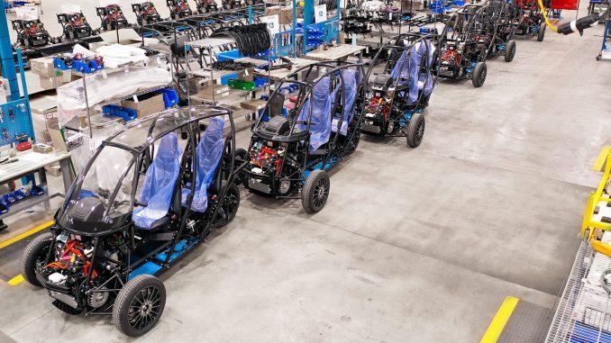 Cybercab Robotaxi Arcimoto shuts down factory, stock plunges as it warns of bankruptcy AssemblyLine_1_treated-678x381