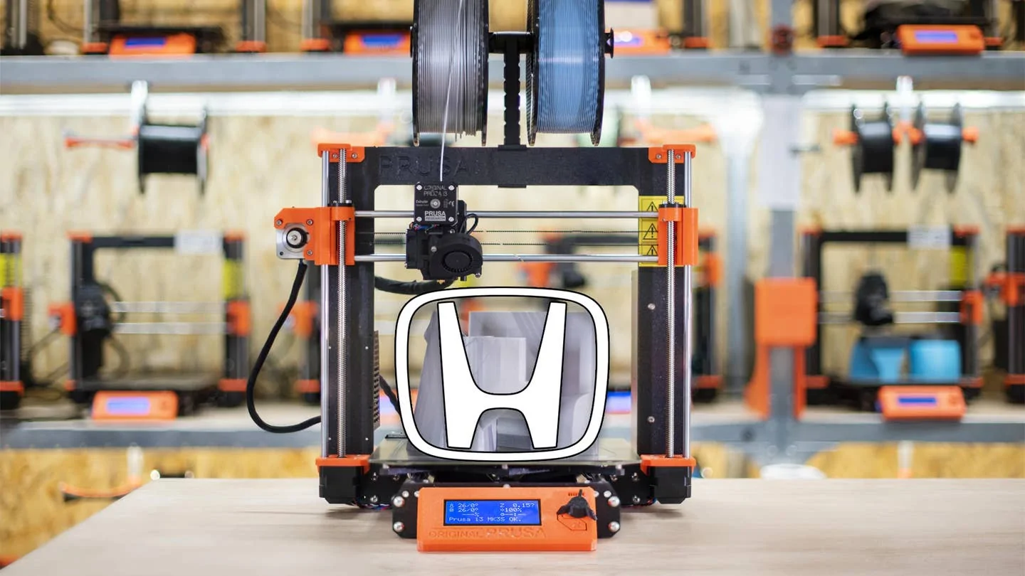 Cybercab Robotaxi 3D Printing 20220413-Honda-Prusa-3D-Printing