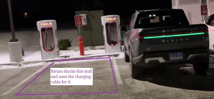 Rivian Screenshot of (507) One of the first Rivian R1T’s Charging at a Tesla Supercharger Equi...jpg