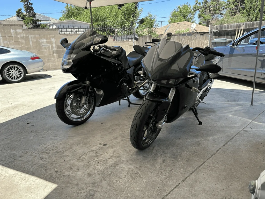 Cybercab Robotaxi Towing my new Zero electric bike with the Tesla 1692632468630