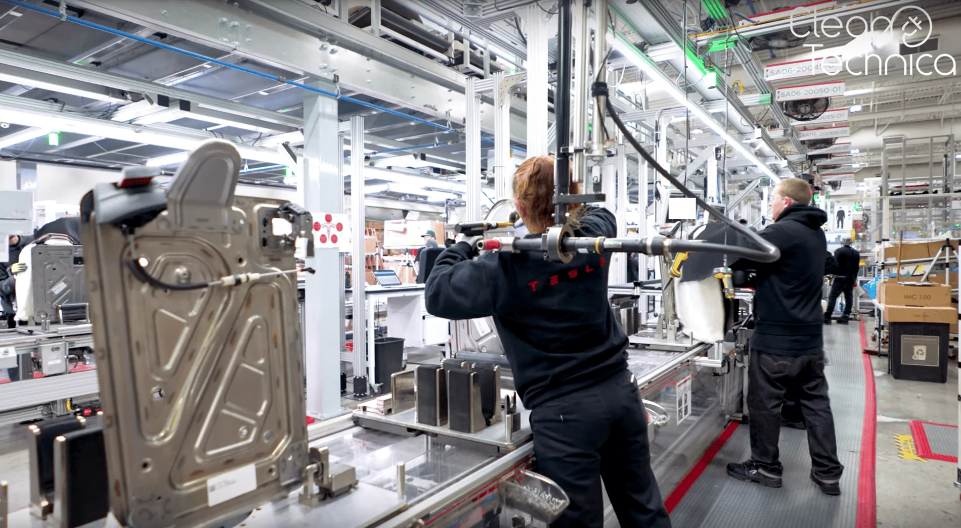 Cybercab Robotaxi Elon Musk: “Tesla’s Long-Term Competitive Advantage Will Be Manufacturing” Tesla-Fremont-seat-factory-fresh-100