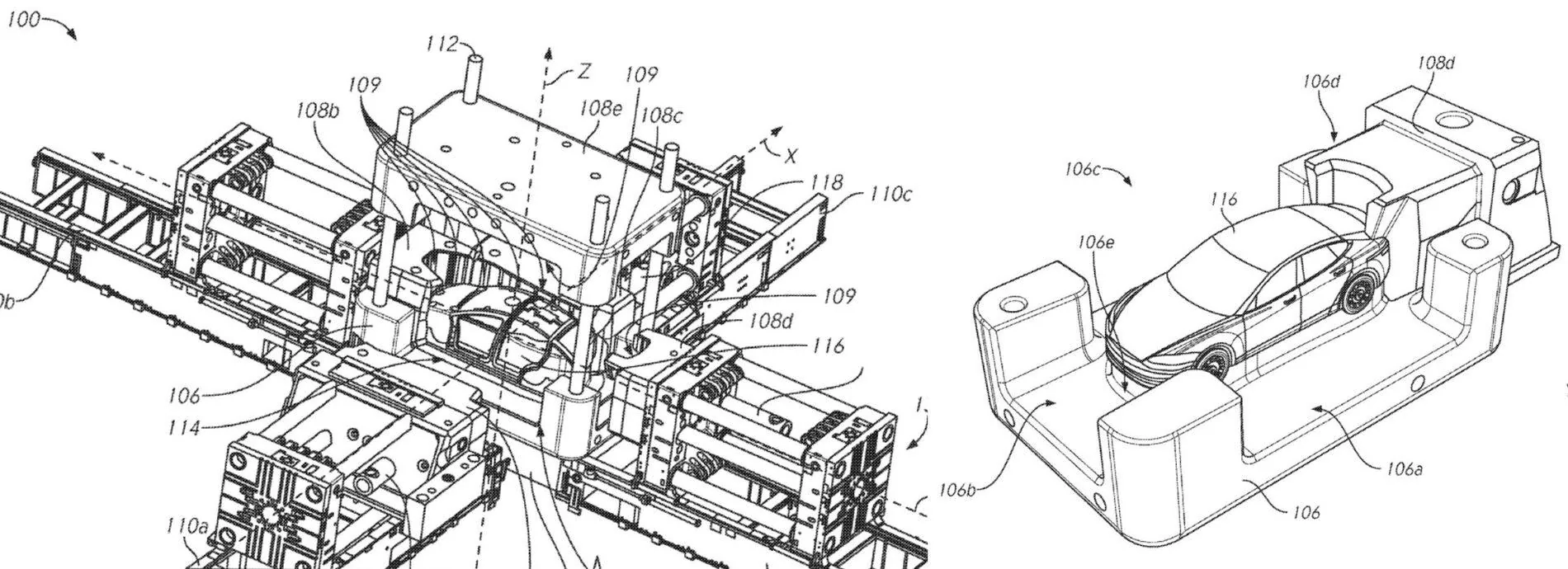 Cybercab Robotaxi Elon Musk: Tesla to unveil core structural design change for how cars are made Tesla-casting-Machine-Model-Y