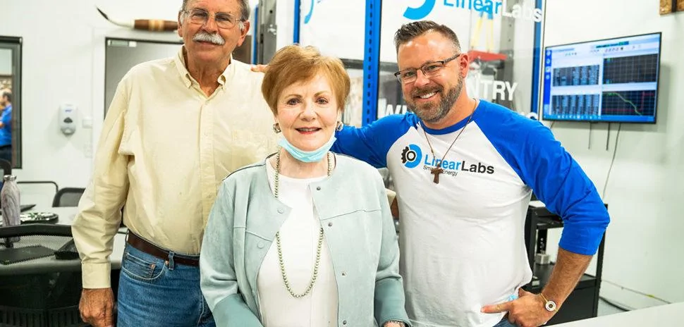 Cybercab Robotaxi Fort Worth startup Linear Labs raises $6 million to help it build a better motor resentative-Kay-Granger_CEO-Brad-Hunstable-970x464
