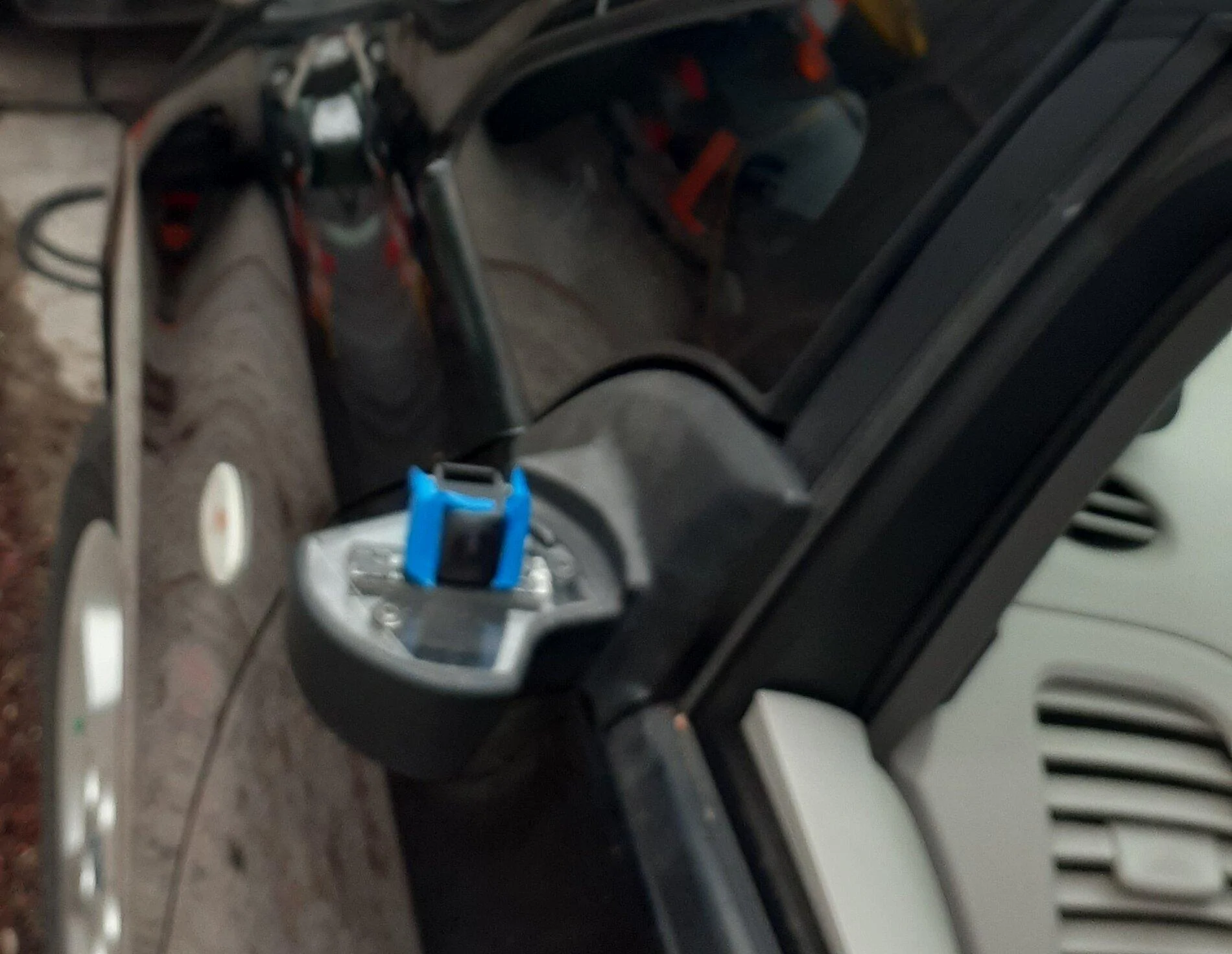 Cybercab Robotaxi camera side mirror on leaf 20210126_183649