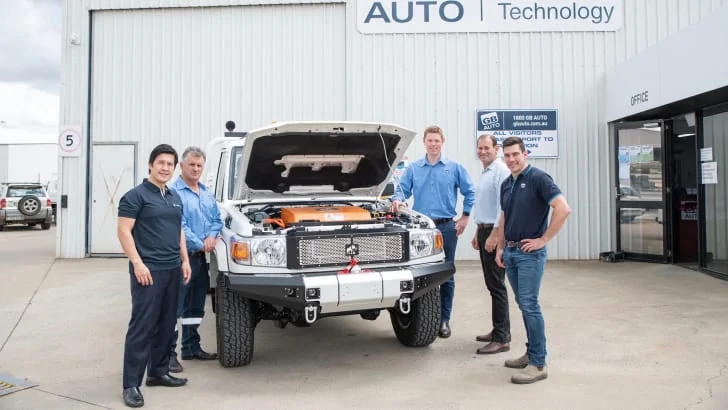Cybercab Robotaxi A little-known Sydney engineering firm has won a massive order for 2000 Toyota Hilux and LandCruiser utes converted to electric power. y0twkxvmj2vsbvosubvz