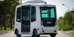 Cybercab Robotaxi Sono Unveils New Solar-powered Car Prototype easymile-ez10-sono-2021-01-min-300x150