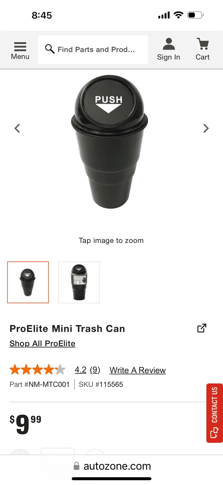 Cybercab Robotaxi ELECFRESH | Center Floor Organizer IMG_1981