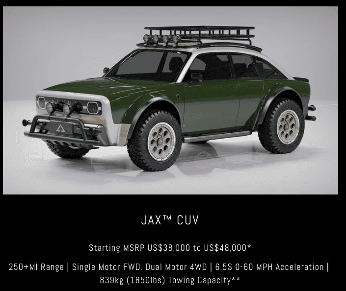 Cybercab Robotaxi Alpha Wolf Truck and other Models jax