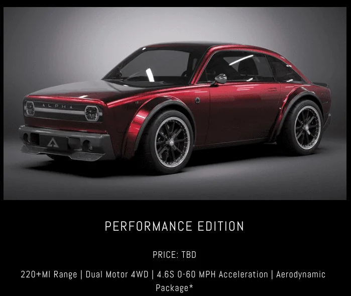 Cybercab Robotaxi Alpha Wolf Truck and other Models coupe performanc