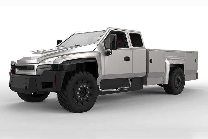 Cybercab Robotaxi Minnesota startup sees a growing niche market for electric work trucks zeus-electric-white-utility