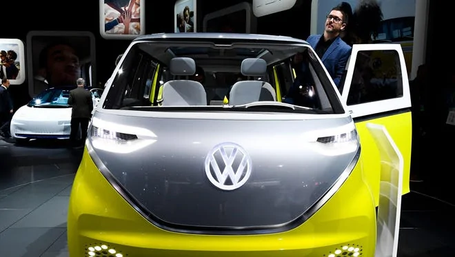 Cybercab Robotaxi Volkswagen poised to change its name to 'Voltswagen' as it invests in electric vehicles 6481926113658591-USP-News--Los-Angeles-Auto-Show.2