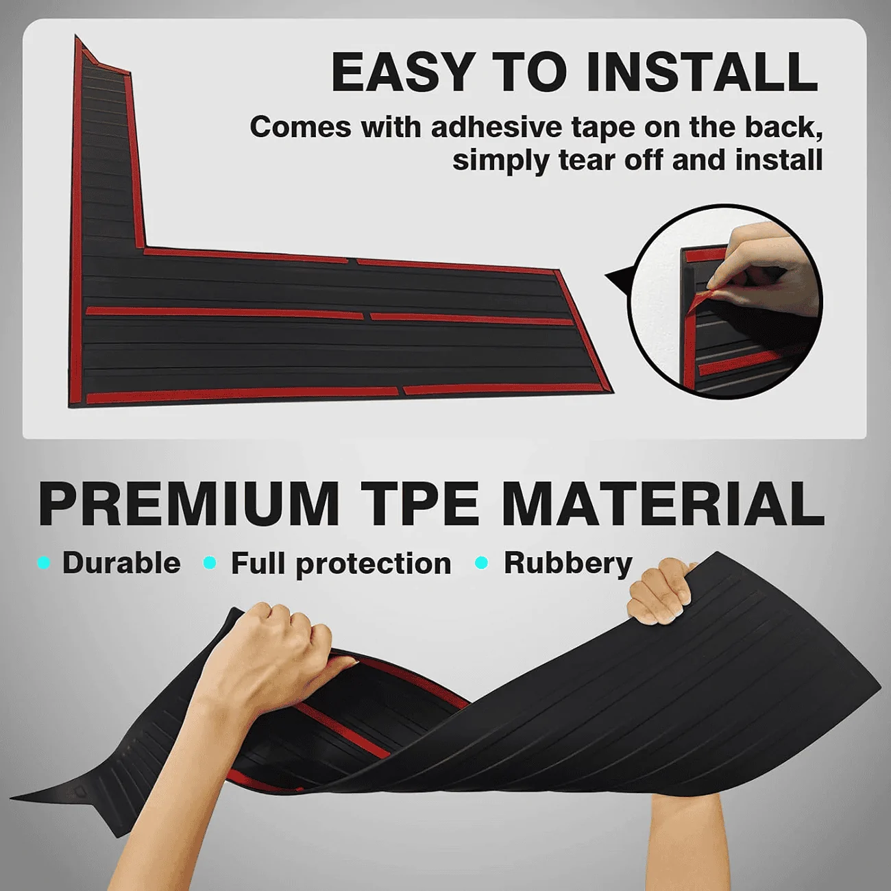 Cybercab Robotaxi BestEvMod TPE Rear Bumper Protector - Now Available with New Product Discount! 1720004148229-q1
