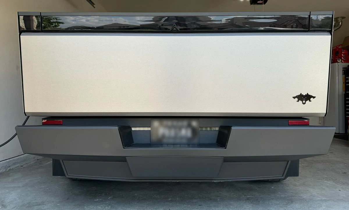 Cybercab Robotaxi ? Introducing the Cyberbeast 3D Laser-Cut Emblem Badge Gloss Black Acrylic cyberbeast-emblem-gat