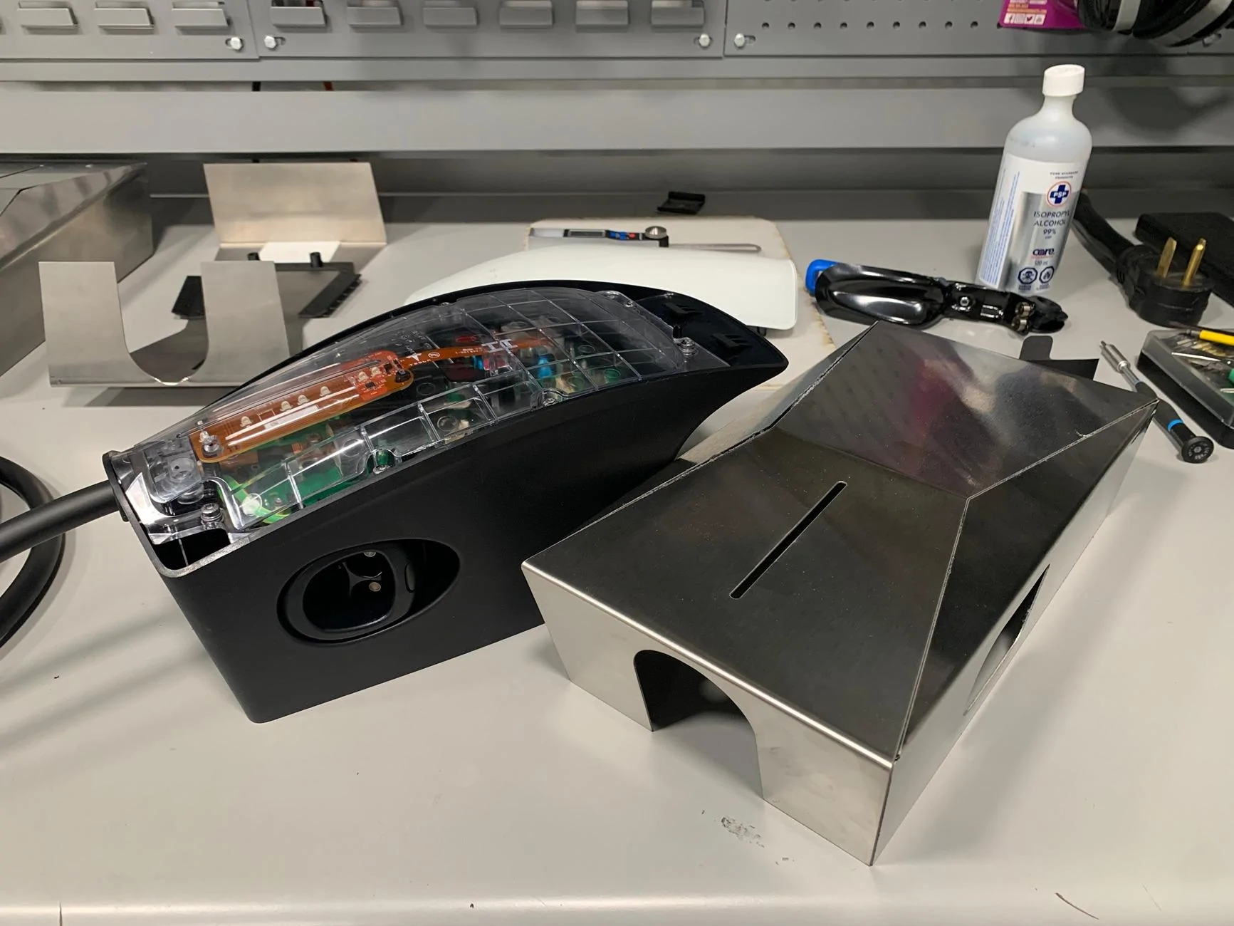 Cybercab Robotaxi Introducing CyberCover -- Stainless Steel Cover For Wall Connector UWC - cybercover