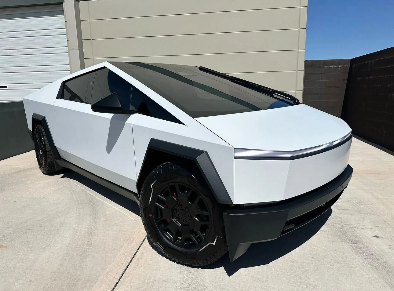 Cybercab Robotaxi ? PURE PPF SATIN SNOW WHITE Cyber Truck! IMG_4875