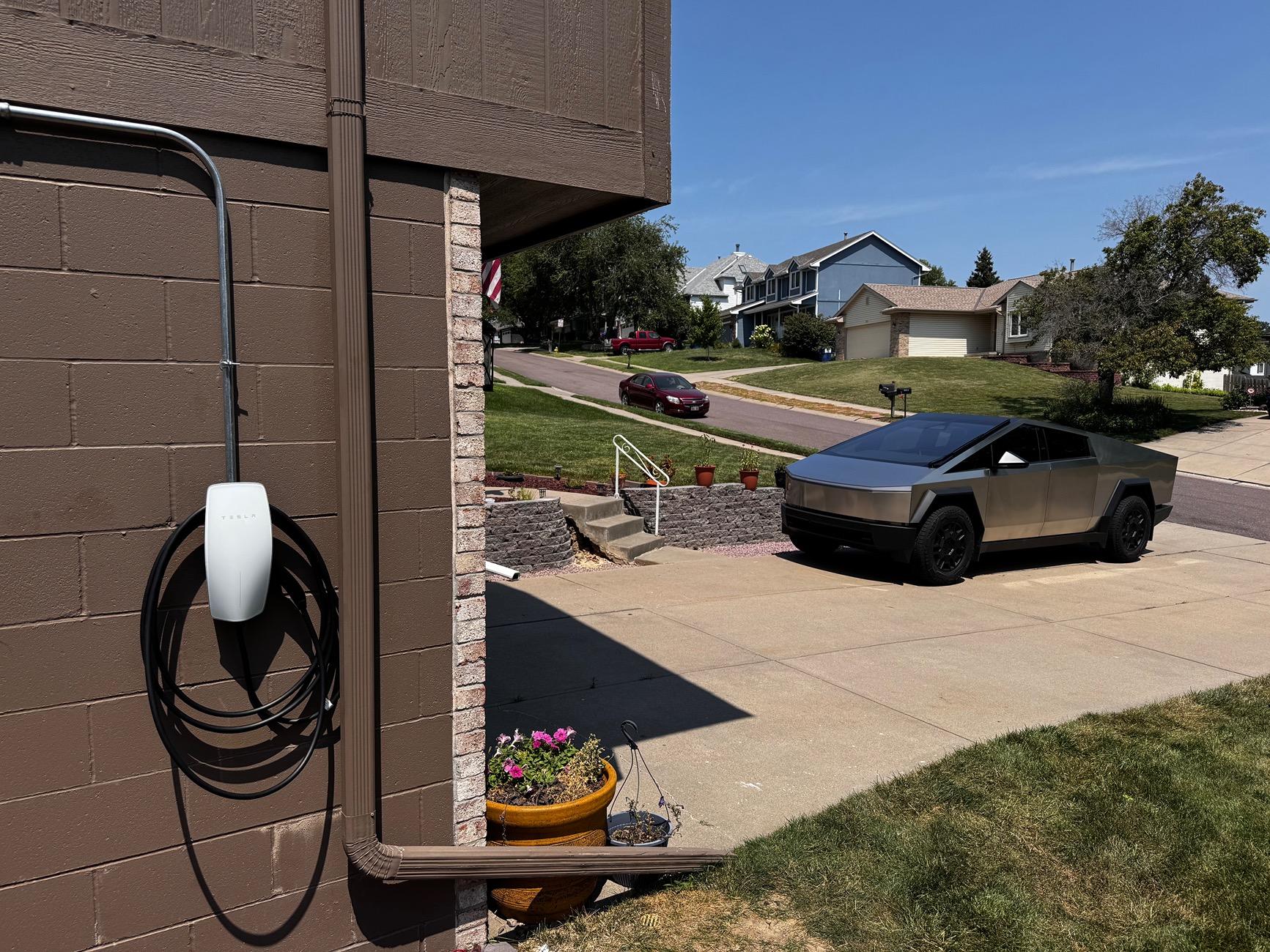 Cybercab Robotaxi Introducing CyberCover -- Stainless Steel Cover For Wall Connector IMG_2255