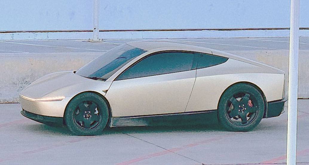 Cybercab Robotaxi Cybercab spotted testing without wheel covers cybercab-wheels-no-wheel-covers-