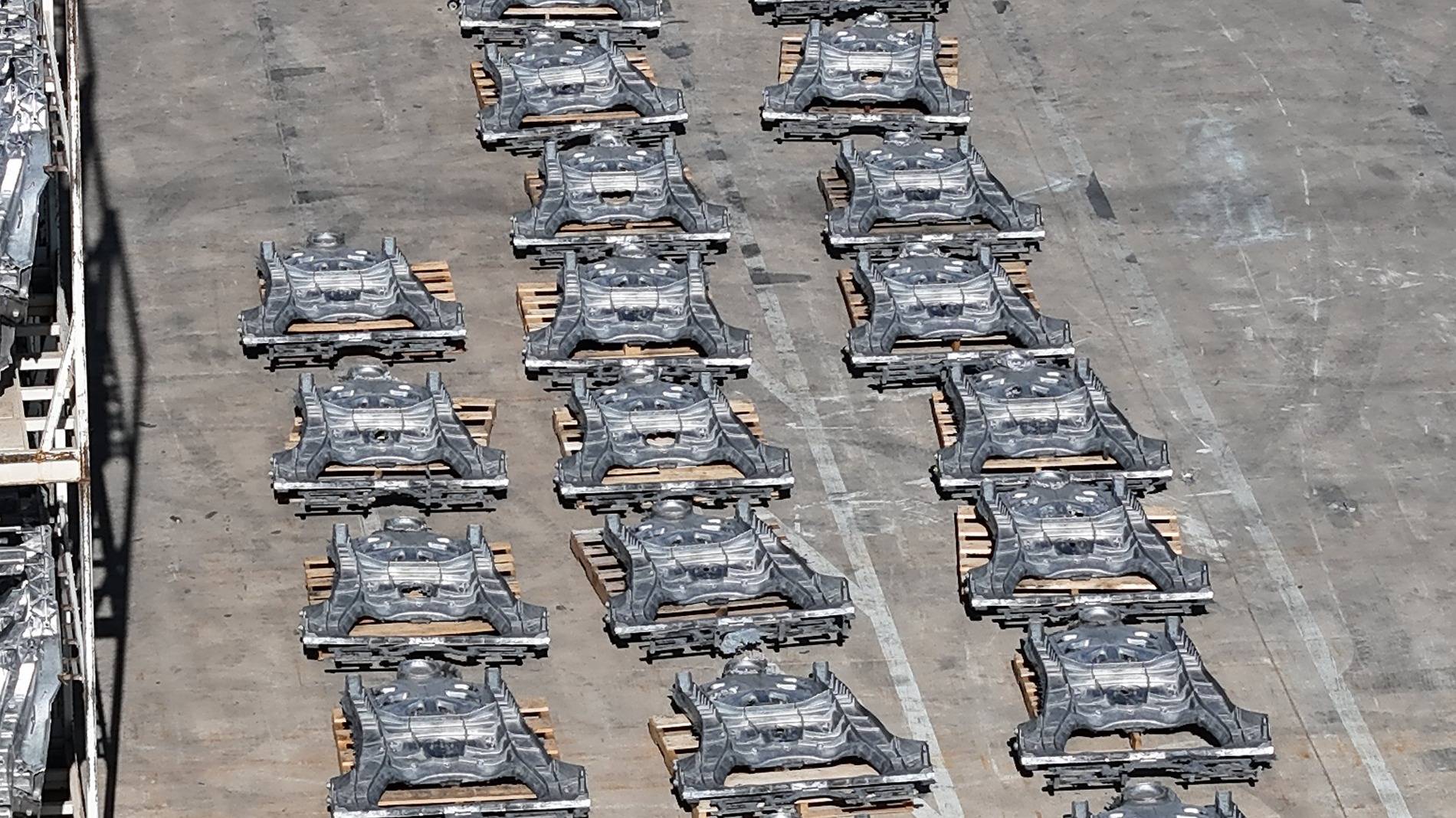 Cybercab Robotaxi First Cybercab castings spotted at Giga Texas! Cybercab Castings spotted at Giga Texas 6