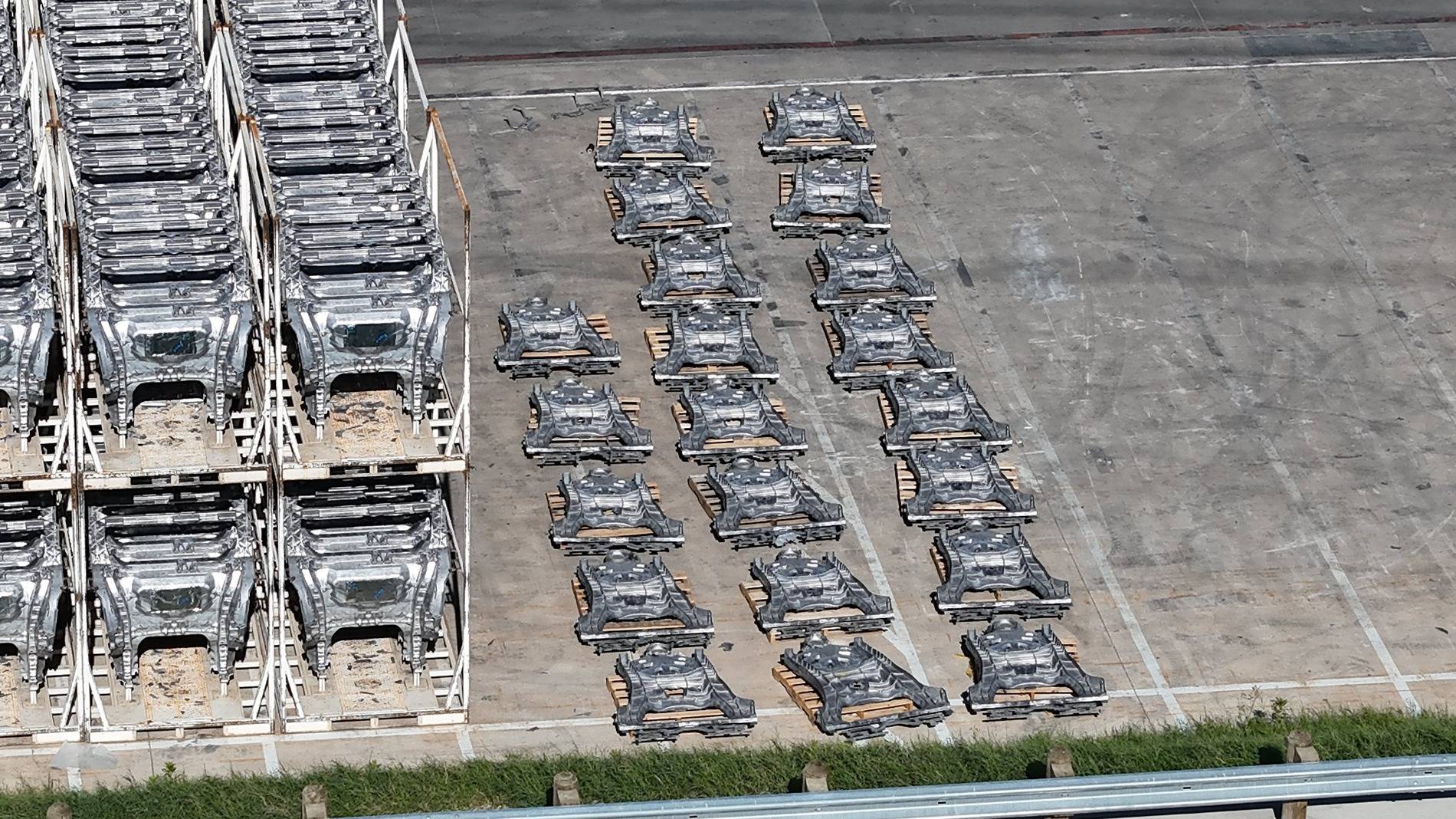 Cybercab Robotaxi First Cybercab castings spotted at Giga Texas! Cybercab Castings spotted at Giga Texas 5