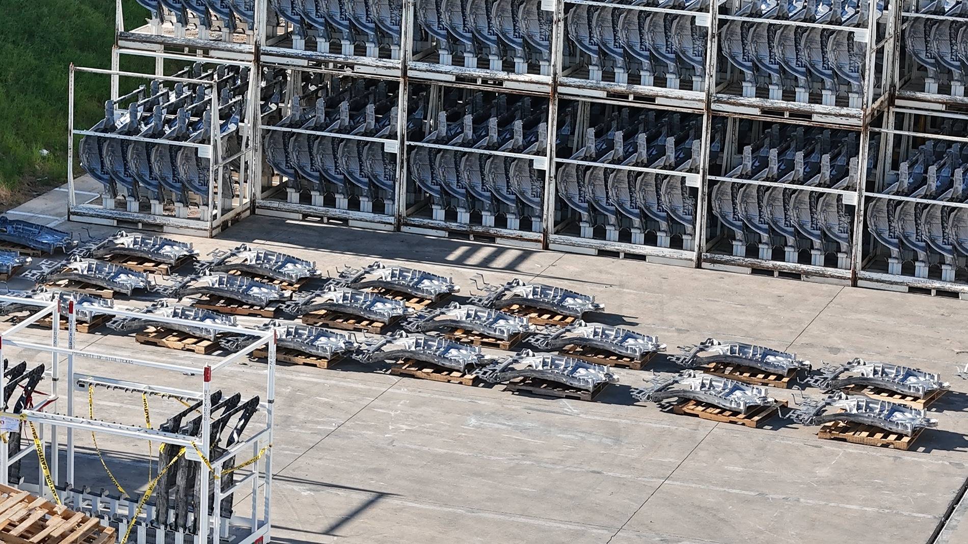 Cybercab Robotaxi First Cybercab castings spotted at Giga Texas! Cybercab Castings spotted at Giga Texas 2