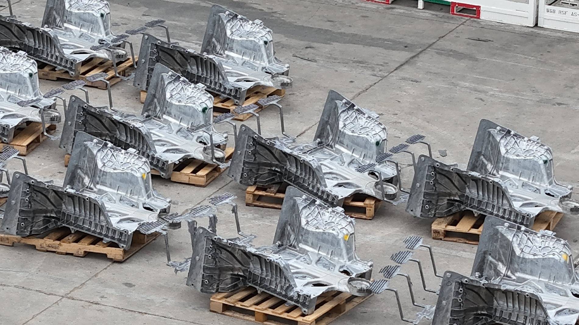 Cybercab Robotaxi First Cybercab castings spotted at Giga Texas! Cybercab castings.jpg1