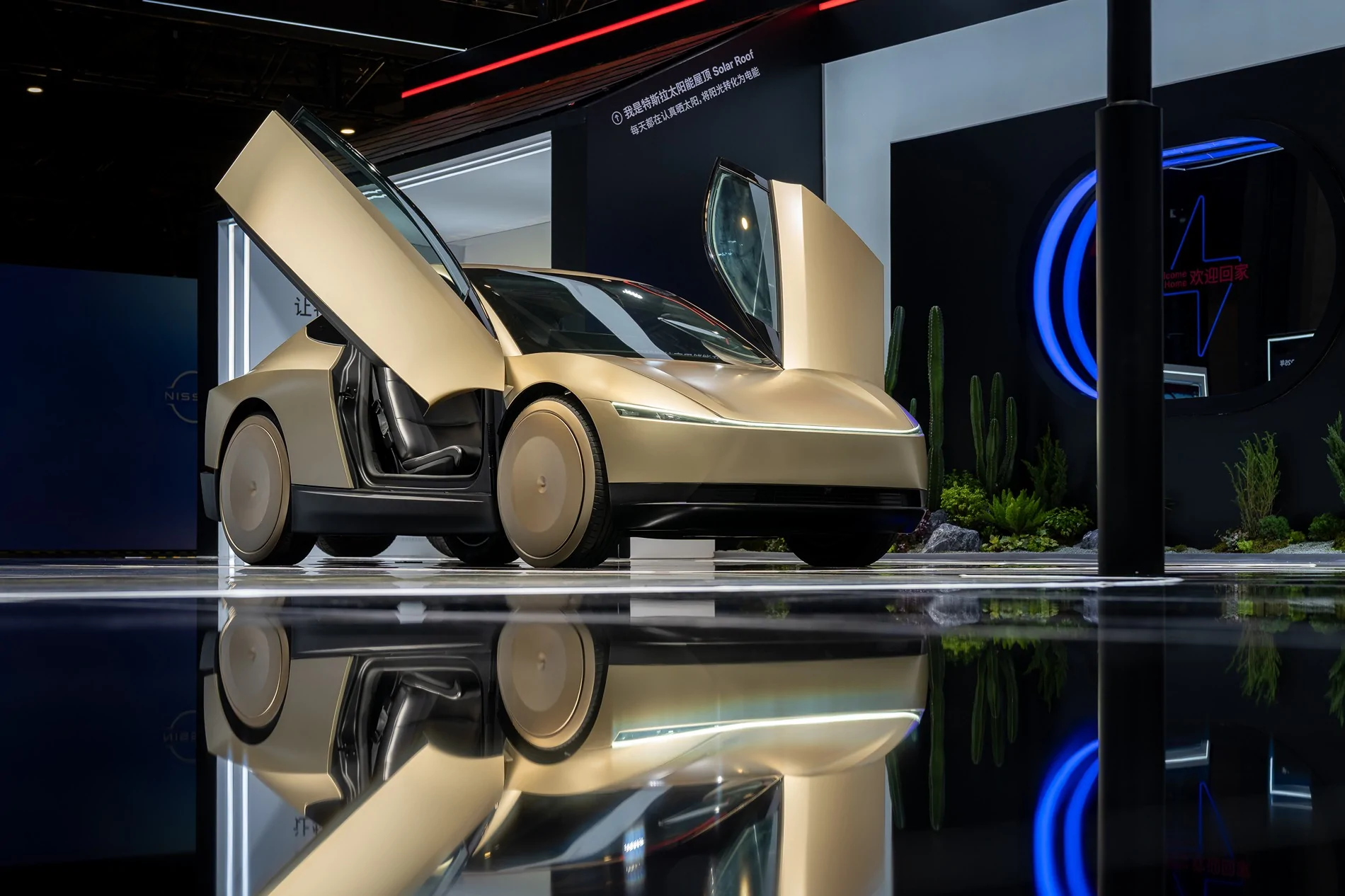 Cybercab Robotaxi Cybercab on display in China for first time G41zLdXX0AAA3Oy