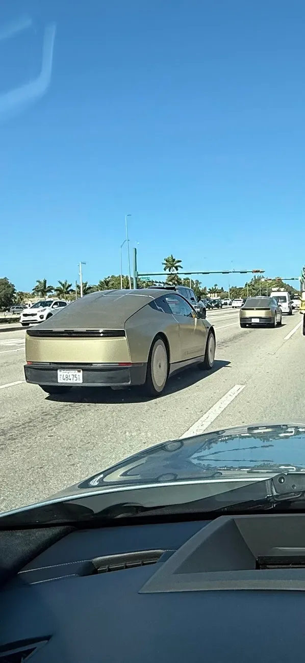 Cybercab Robotaxi Cybercab begins testing in Florida cybercab-spotted-v0-0hibcwsiq3vg1