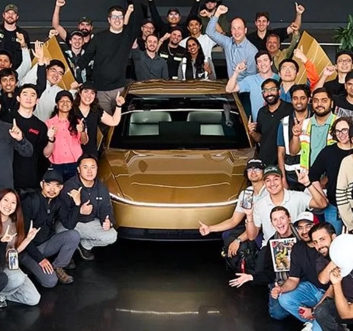 Cybercab Robotaxi Cybercab production has started at Giga Texas! HGiRXhOW8AAA_Ry