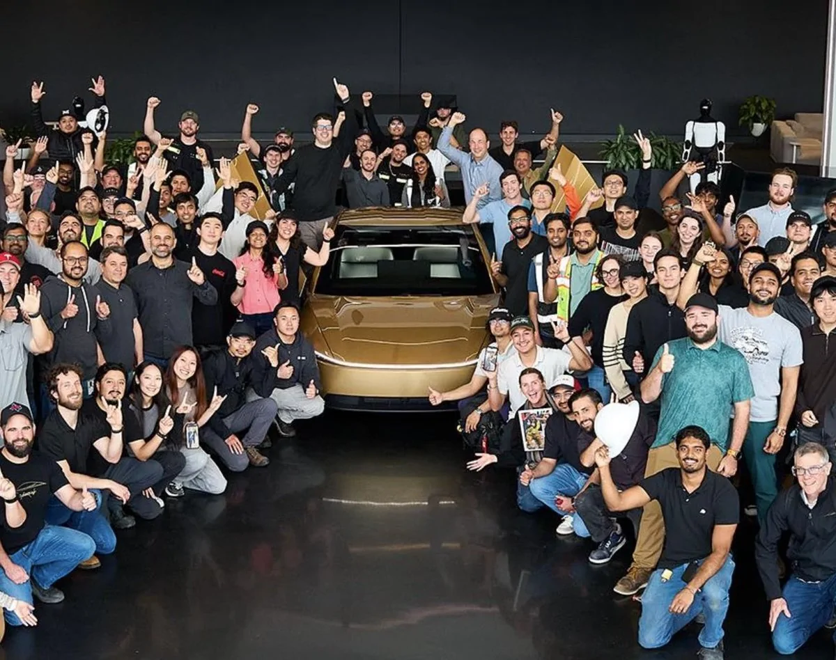 Cybercab Robotaxi Cybercab production has started at Giga Texas! HGiWePVW4AASrr1