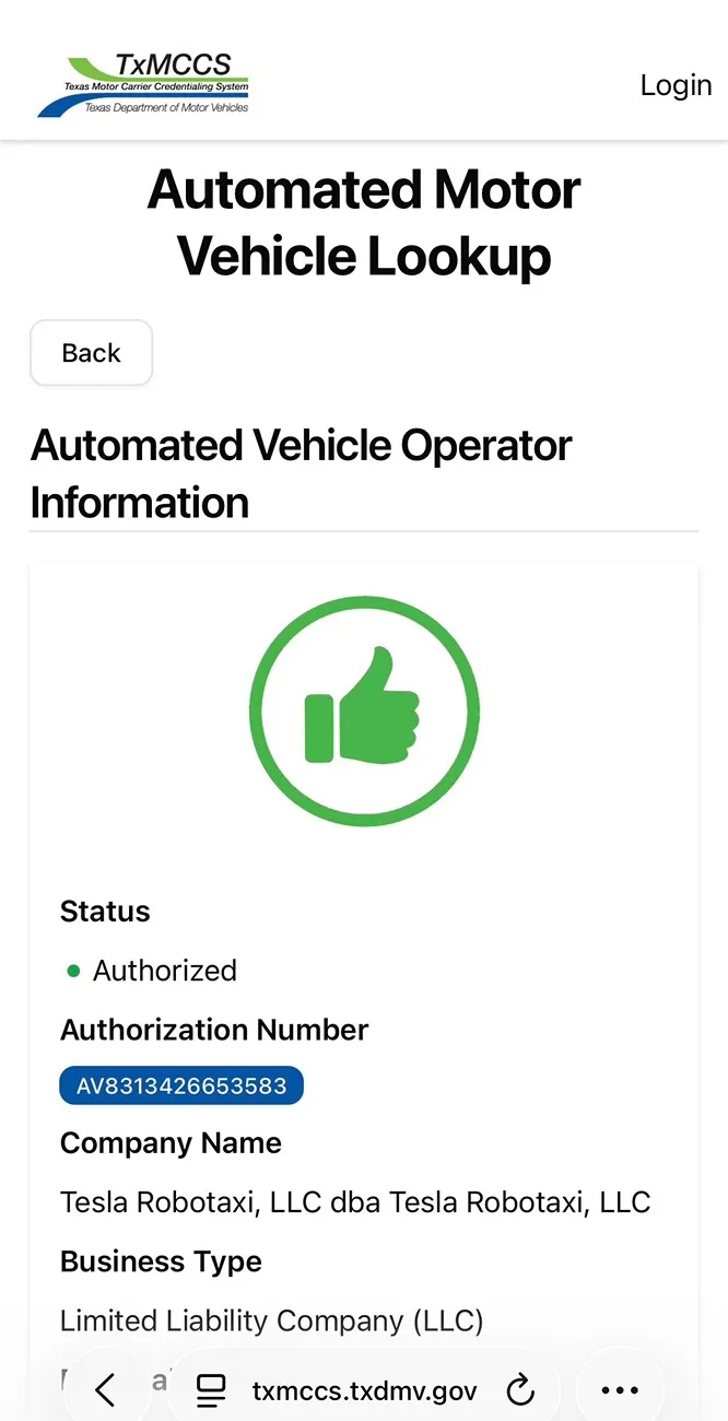 Cybercab Robotaxi Tesla certifies its Cybercab / Robotaxi software as Level 4 HJbY3sdXUAEYCrh