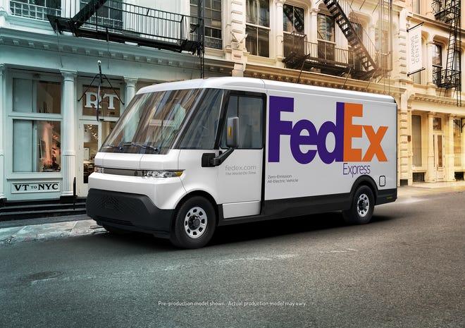 Cybercab Robotaxi GM to build $2.3B battery plant for electric vehicles in Tennessee, creating 1,300 jobs e8dfd-BrightDrop_EV600_with_FedEx_Express_brandin