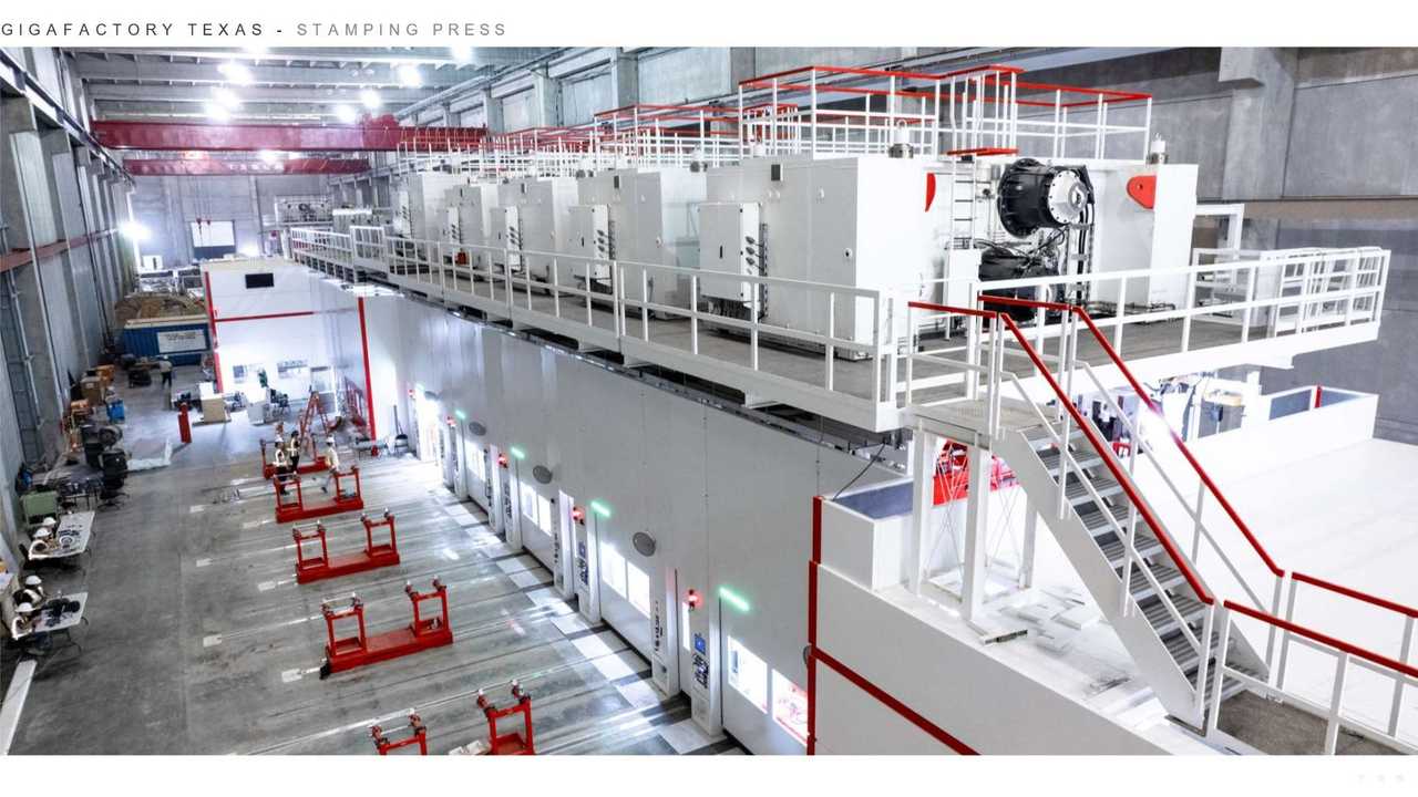 Cybercab Robotaxi Is Tesla Officially Moving Its Headquarters To Austin, Texas? igafactory-5---stamping-press-tesla-q2-2021-report