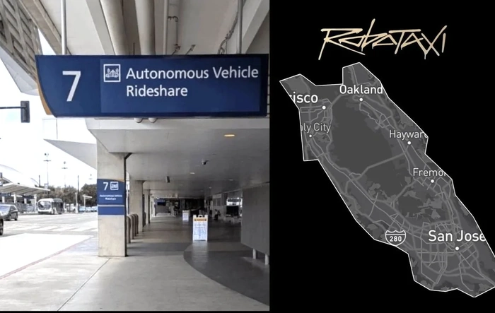 Bay Area Robotaxis can now pick up from San Jose airport!