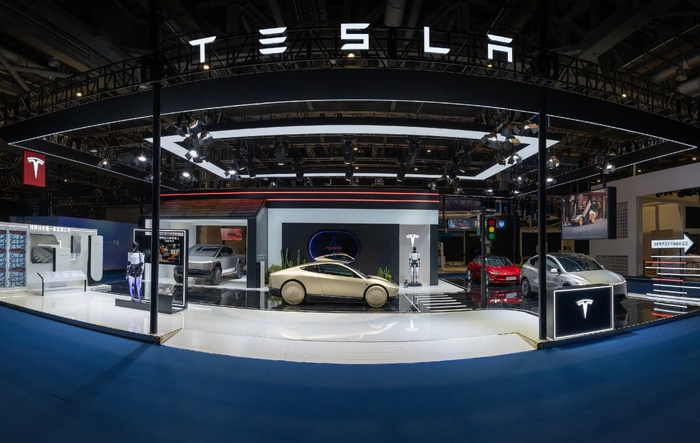 Cybercab on display in China for first time