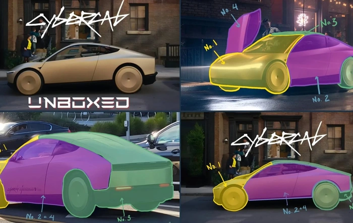 Unboxed assembly - parts diagram