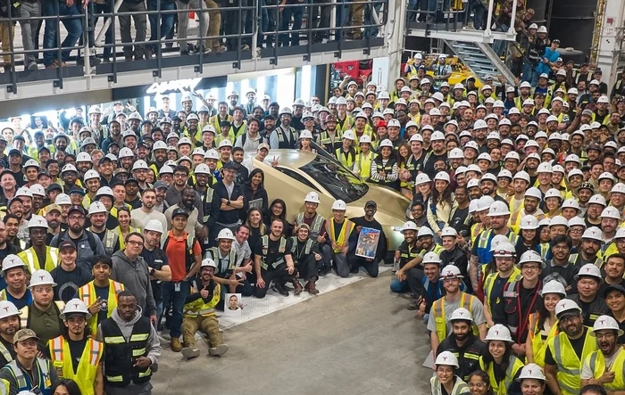 First production Cybercab rolls off the line at Giga Texas!