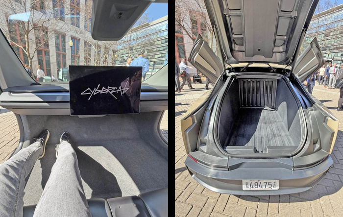 Cybercab production interior - photos