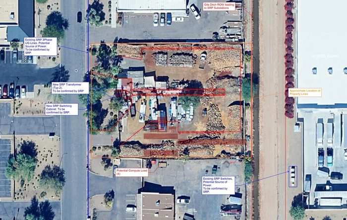 Robotaxi Charging Station Hub plans revealed. First sites in Chandler & Mesa, Arizona