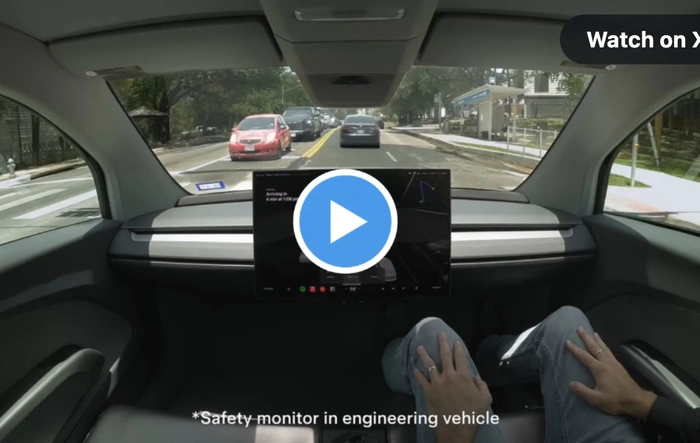 Engineering tests of the first production Cybercab begin in Austin (no steering wheel nor pedals)