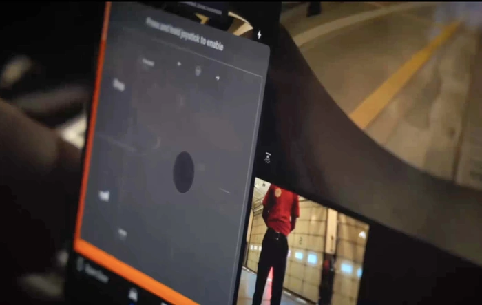 How to manually maneuver Cybercab using on-screen joystick control